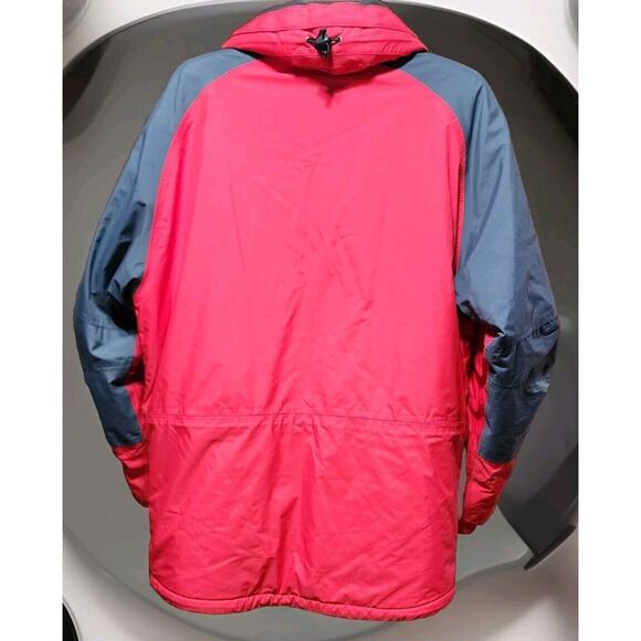 L.L. Bean Outdoors ORF01 Men's Large Coat Winter Parka Coat Red/gray - Picture 4 of 11